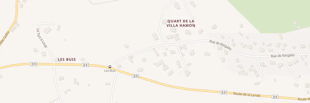 Plan du 57 Rue de Kergalio à Plourhan