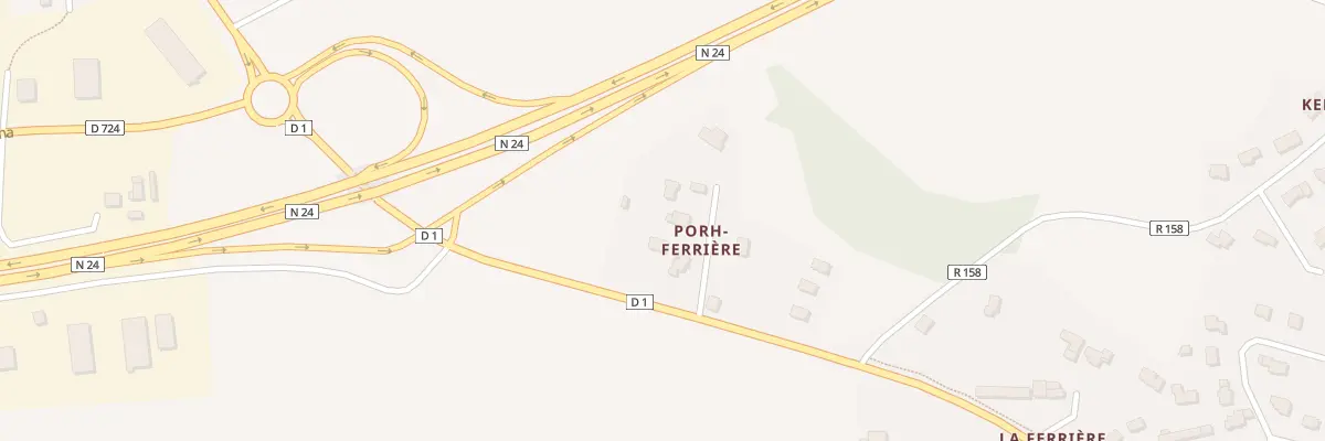 Plan du 5497 La Ferrière à Plumelin