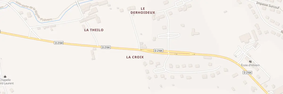 Plan du 46 La Theilo à Saint-Caradec