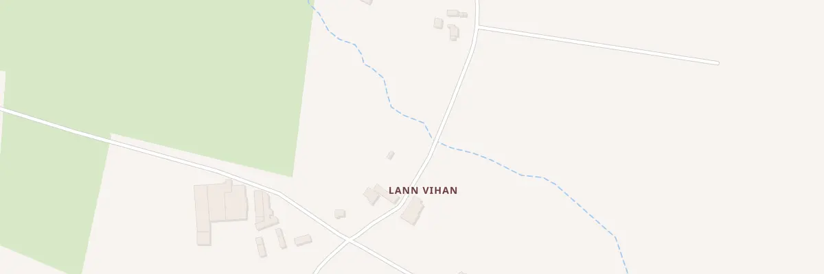 Plan du 5 Lann Vihan à Kerfourn