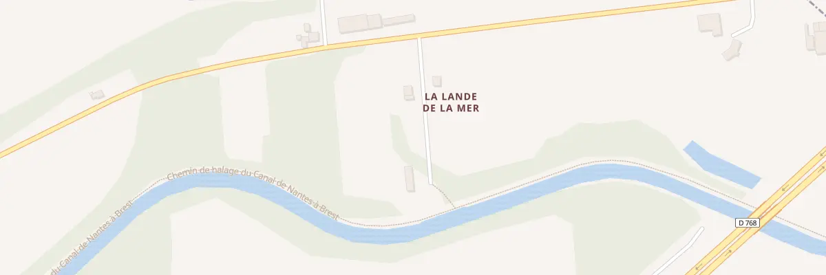 Plan du 8B Lande de la Mer à Saint-Gérand-Croixanvec