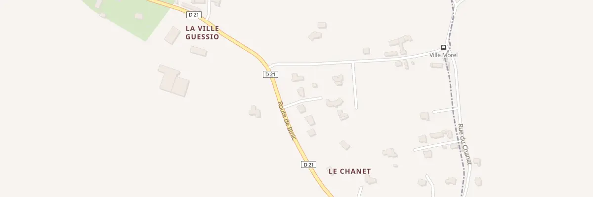 Plan du 9 Rte de Binic à Plourhan