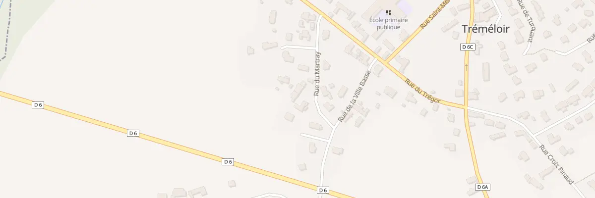 Plan du 16 Rue du Martray à Pordic