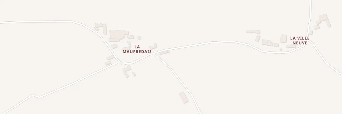 Plan du 5008 Le Maufredais à Uzel