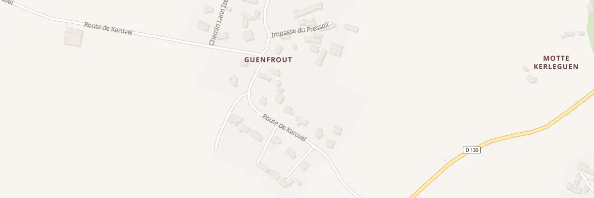 Plan du 224 Rue de Guenfrout à Grand-Champ
