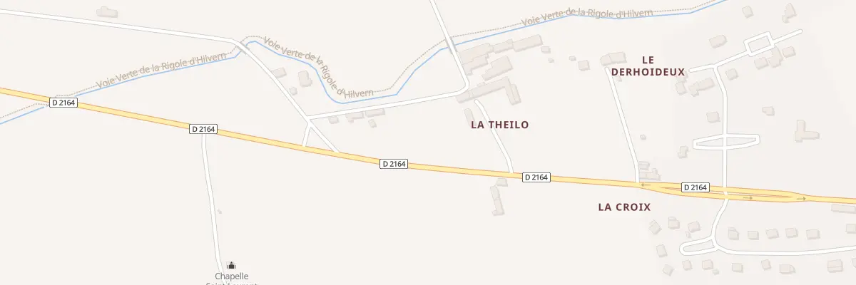 Plan du 12 La Theilo à Saint-Caradec