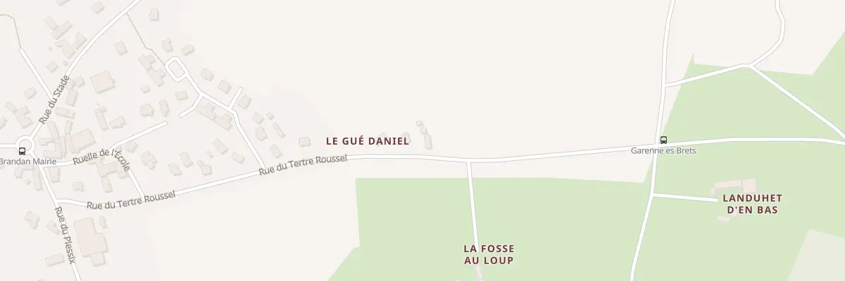 Plan du 5487 Le Gué Daniel à Saint-Brandan