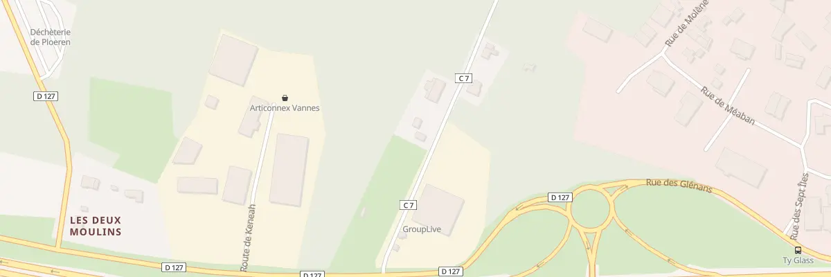 Plan du 1 Route de Pliant à Ploeren