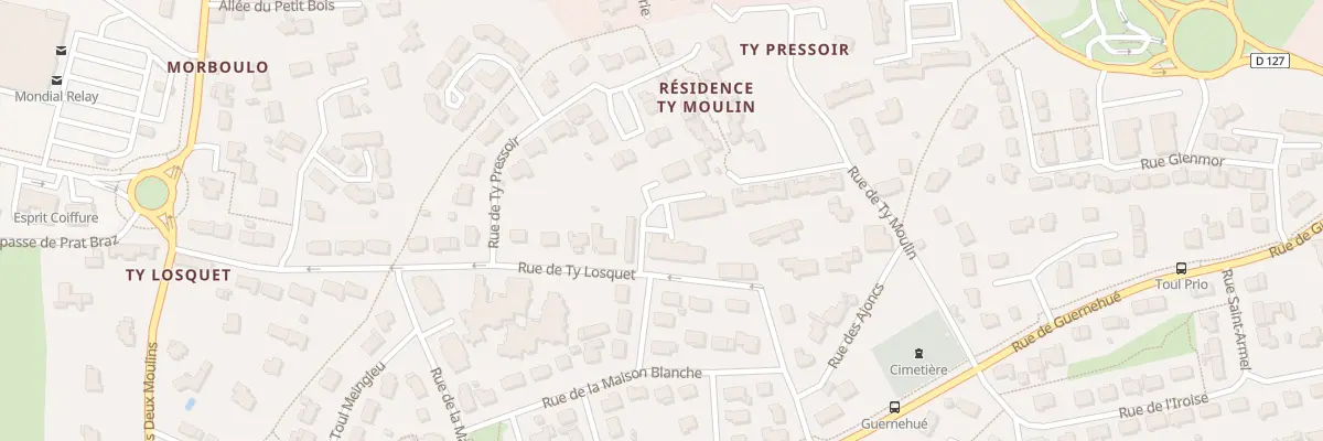 Plan du 27 Rue de Ty Losquet à Ploeren