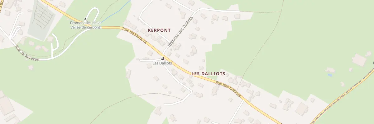 Plan du 7 Rue des Dalliots à Tréveneuc