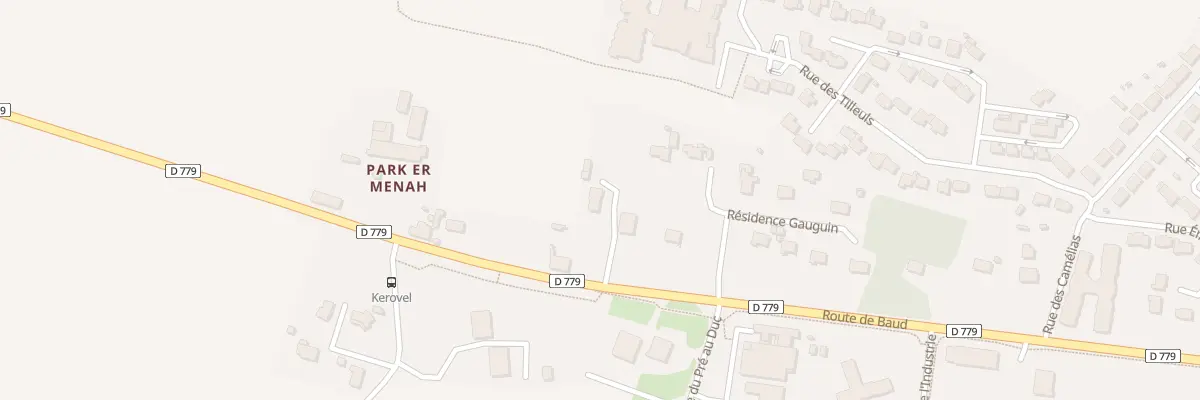Plan du 564 Route de Baud à Grand-Champ