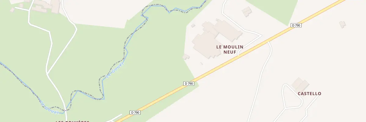 Plan du 5054 Le Moulin Neuf à Saint-Brandan
