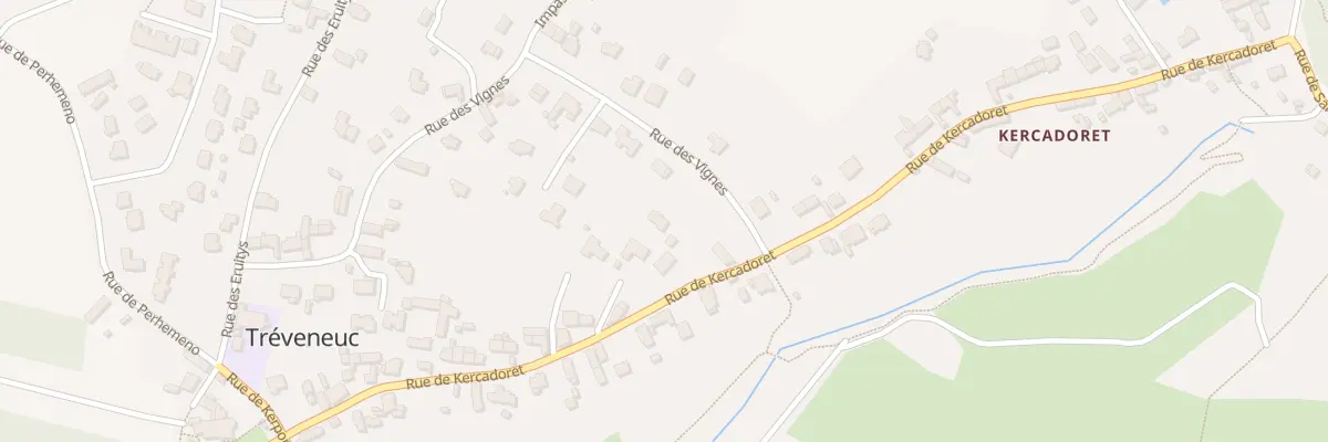 Plan du 38 Rue des Vignes à Tréveneuc