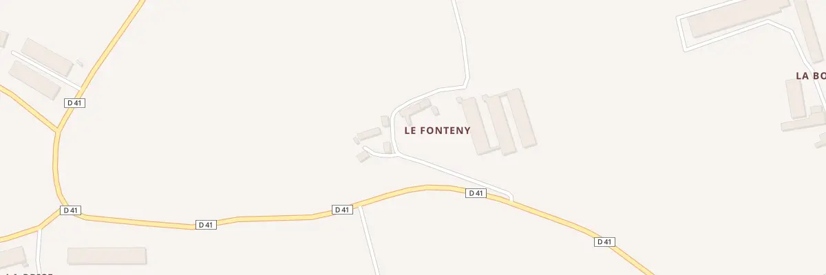 Plan du 1 Le Fonteny à Allineuc