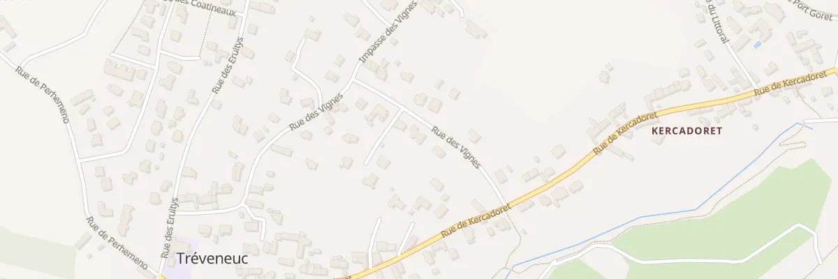 Plan du 34 Rue des Vignes à Tréveneuc