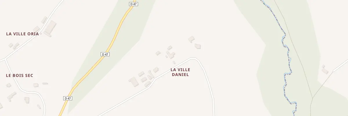 Plan du 7 La Ville Daniel à Trégomeur