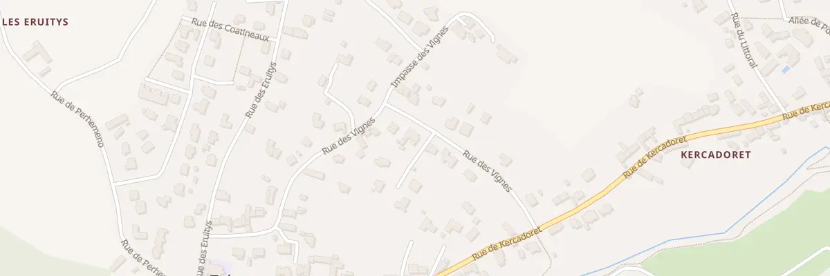 Plan du 22 Rue des Vignes à Tréveneuc