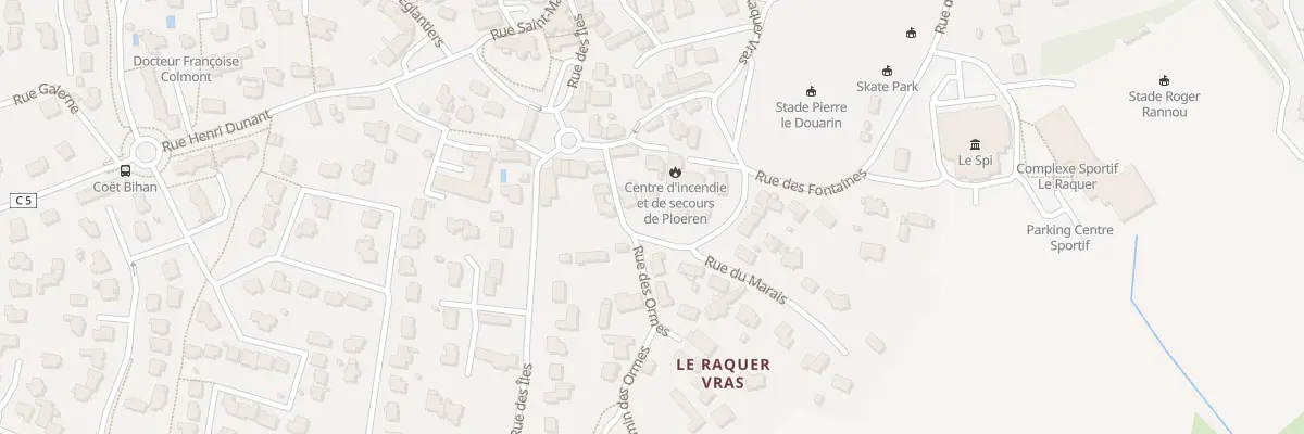 Plan du 1 Rue du Marais à Ploeren