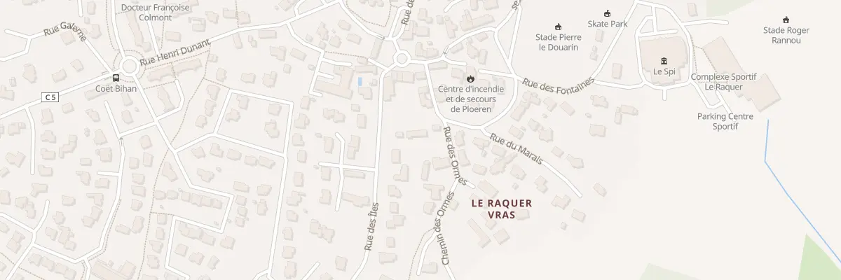 Plan du 6 Rue des Ormes à Ploeren