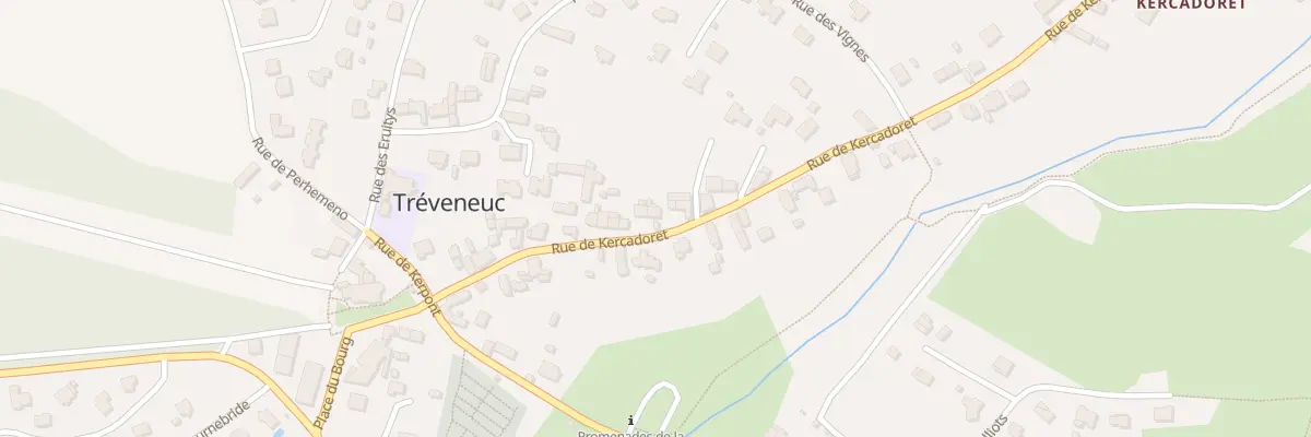 Plan du 29 Rue de Kercadoret à Tréveneuc