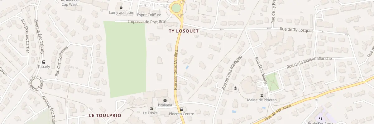 Plan du 10B Rue des Deux Moulins à Ploeren