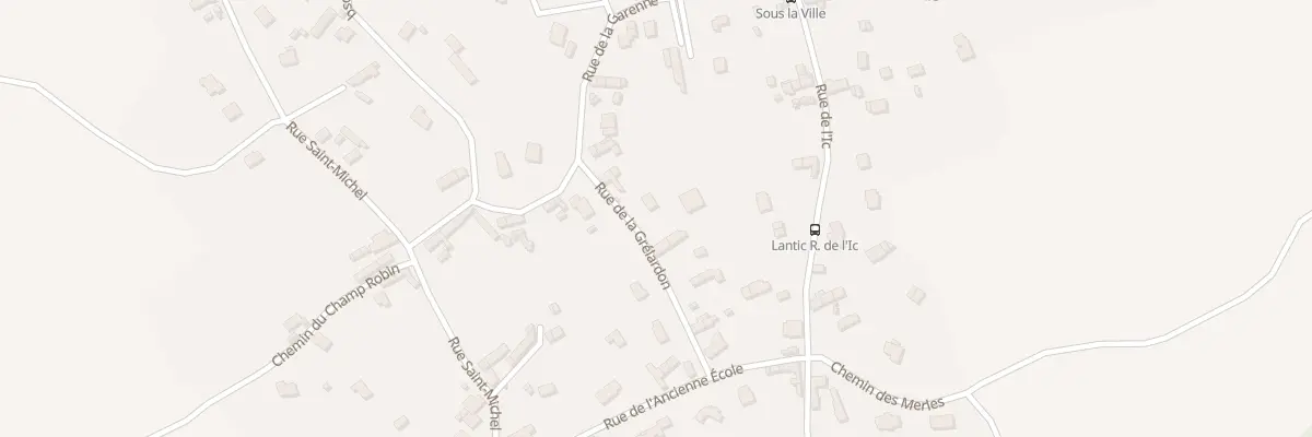 Plan du 5 Rue de la Grélardon à Lantic