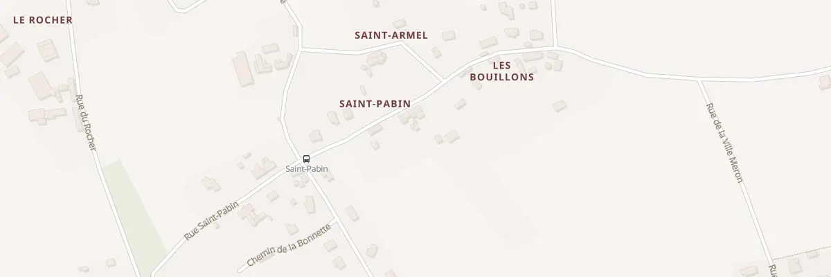 Plan du 215 Saint Armel à Lantic