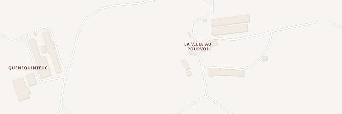 Plan du 5219 La Ville au Pourvoi à Allineuc