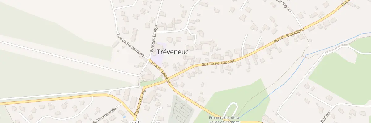Plan du 5 Rue de Kercadoret à Tréveneuc