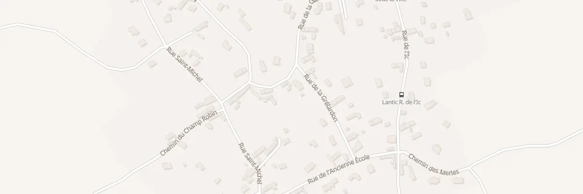Plan du 8 Rue de la Garenne à Lantic