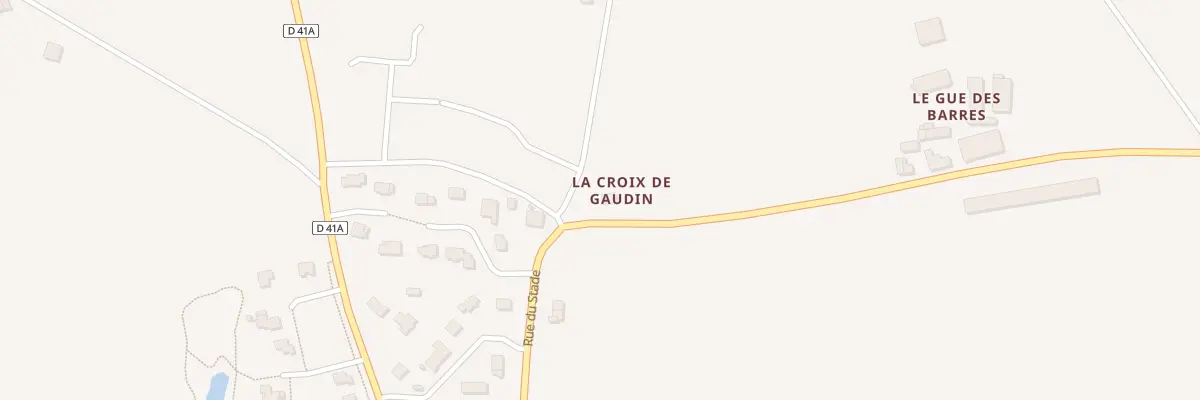 Plan du 7 La Croix Gaudin à Allineuc