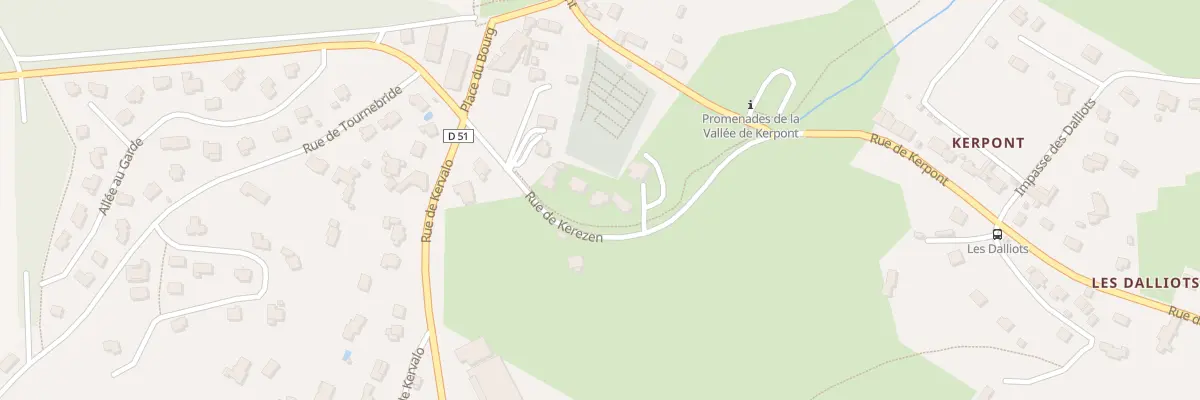 Plan du 6 Rue de Kerezen à Tréveneuc