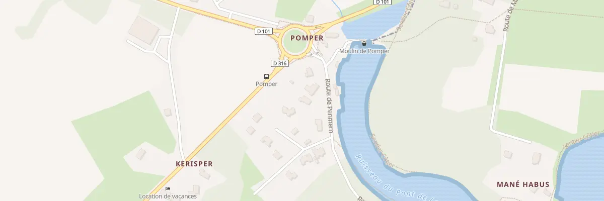 Plan du 10 Rte de Penmern à Baden