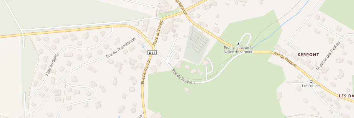Plan du 12 Rue de Kerezen à Tréveneuc