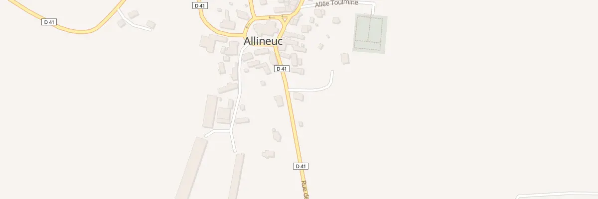 Plan du 7 Rue de la Cote Olive à Allineuc