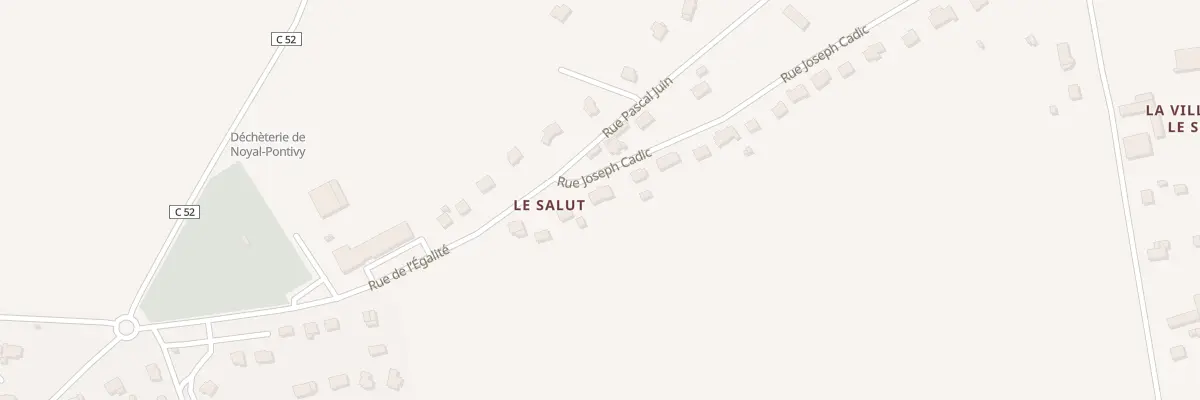 Plan du 4 Rue Joseph Cadic à Noyal-Pontivy