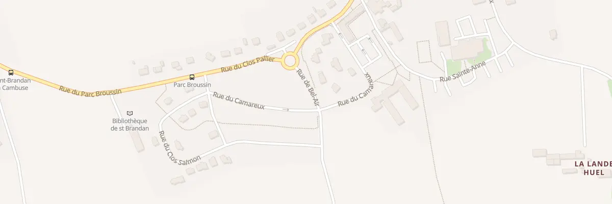 Plan du 8 Rue du Camareux à Saint-Brandan