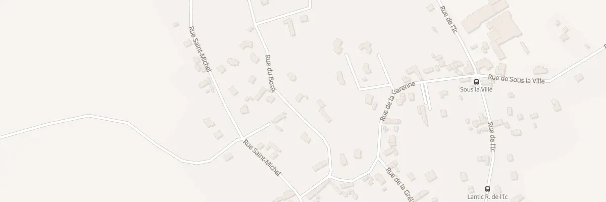 Plan du 19 Rue du Bosq à Lantic