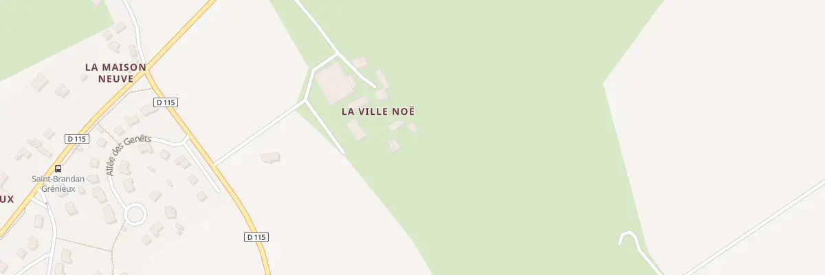 Plan du 4 La Ville Noë à Saint-Brandan