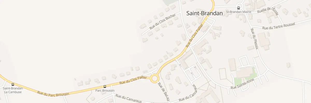 Plan du 12 Rue du Clos Pallier à Saint-Brandan