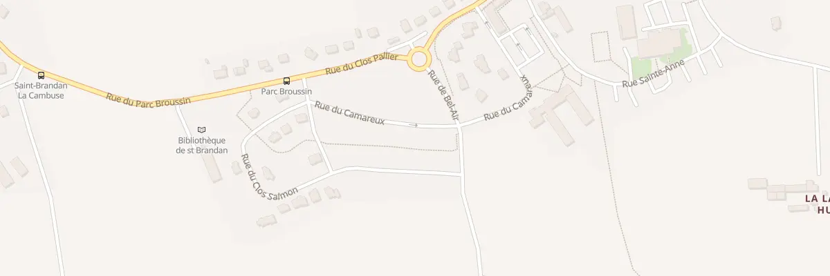 Plan du 13 Rue du Camareux à Saint-Brandan
