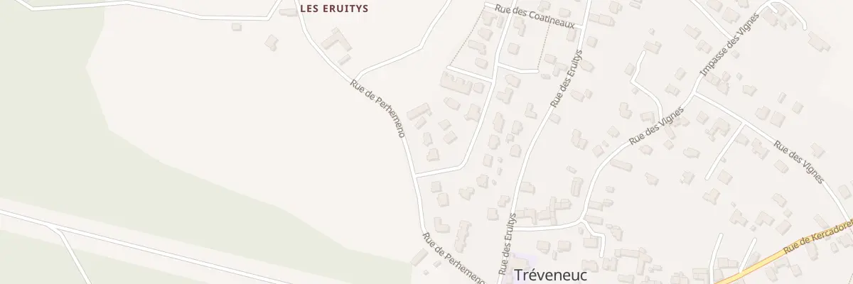 Plan du 16 Rue de Perhéméno à Tréveneuc