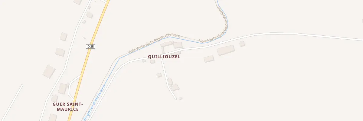 Plan du 5132 Quilliouzel au Quillio