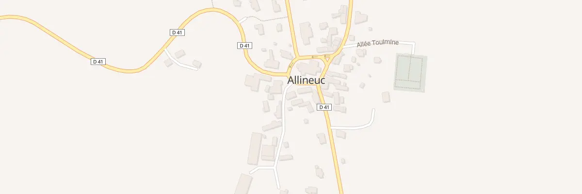 Plan du 4 Pl de l’Eglise à Allineuc