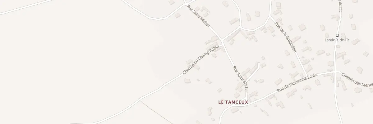 Plan du 4 Che du Champ Robin à Lantic