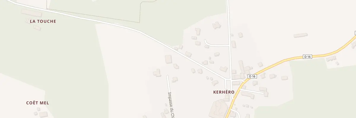 Plan du 5119F Kerhero à Moustoir-Ac