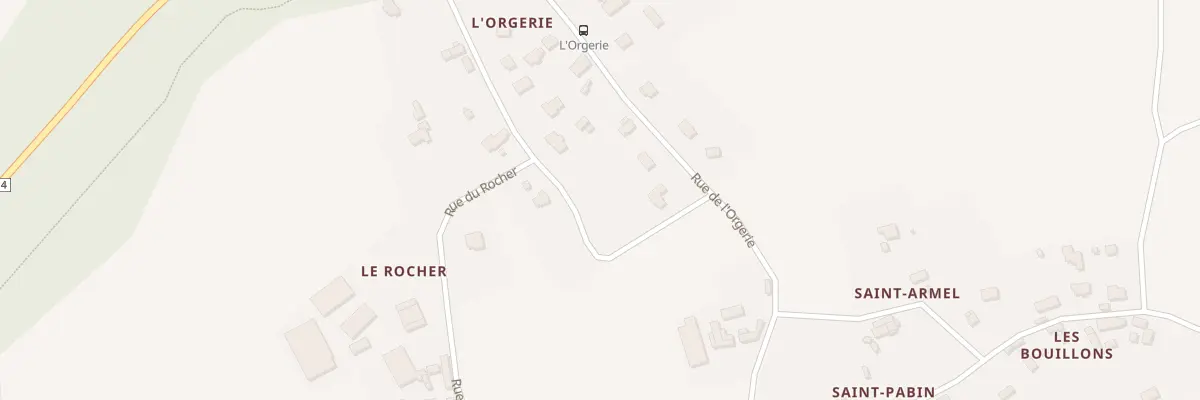 Plan du 5130A Lorgerie à Lantic