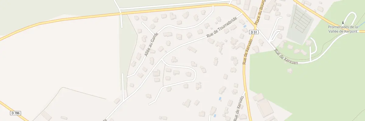 Plan du 57 Rue de Tournebride à Tréveneuc