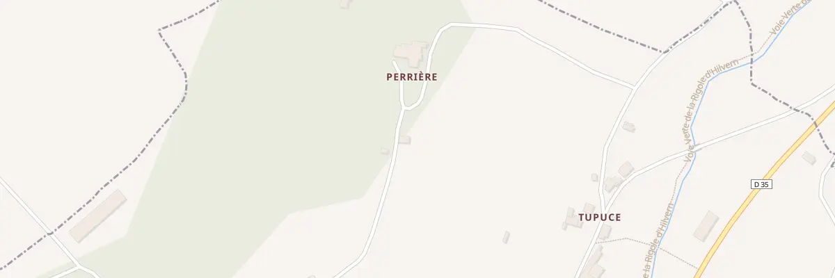 Plan du 5350 La Perrière au Quillio