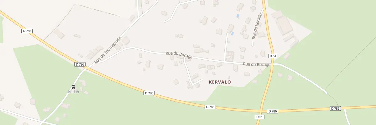 Plan du 1 Imp du Bocage à Tréveneuc